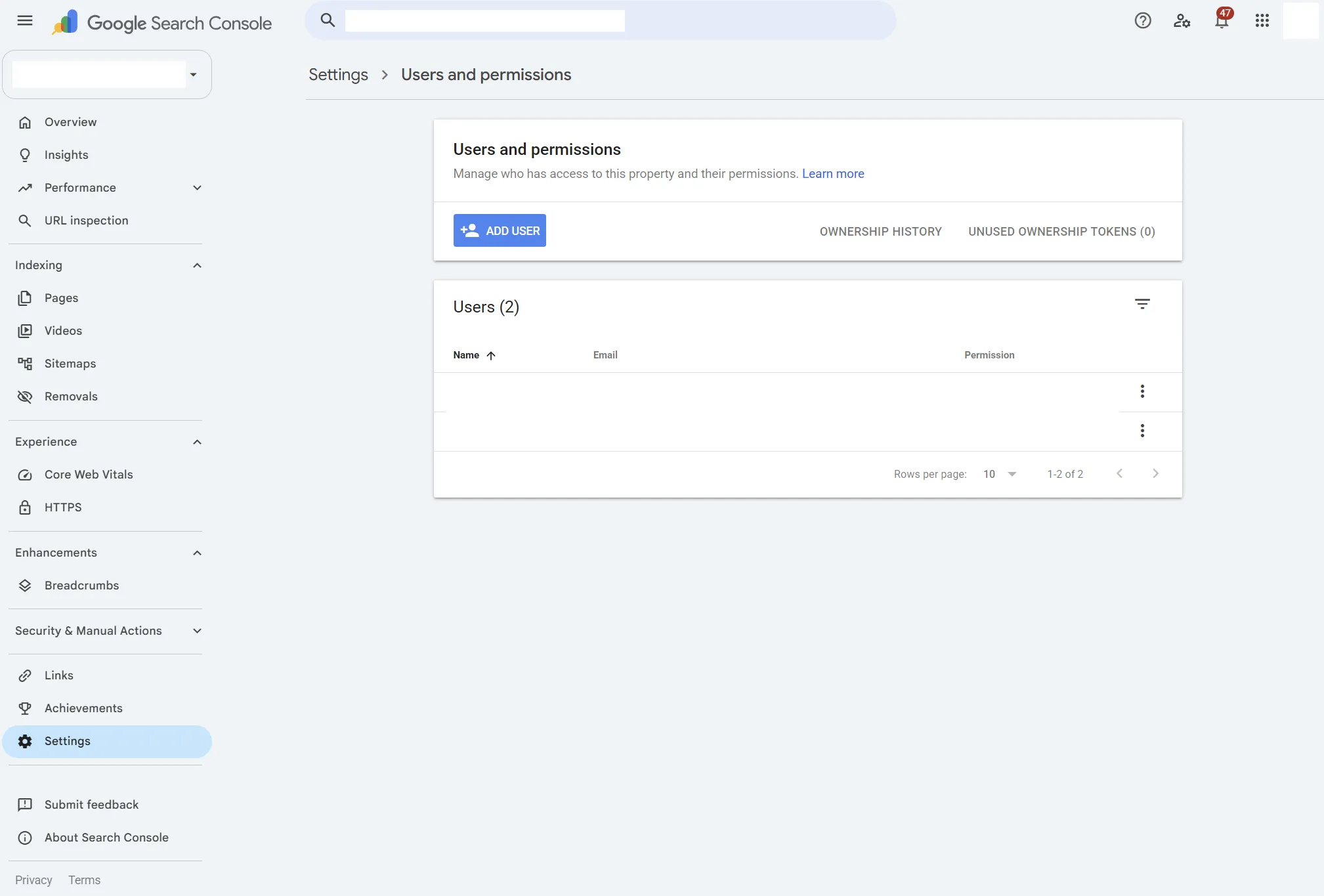 WordPress 後台設定 Google Search Console 授權與 API 串接成功畫面